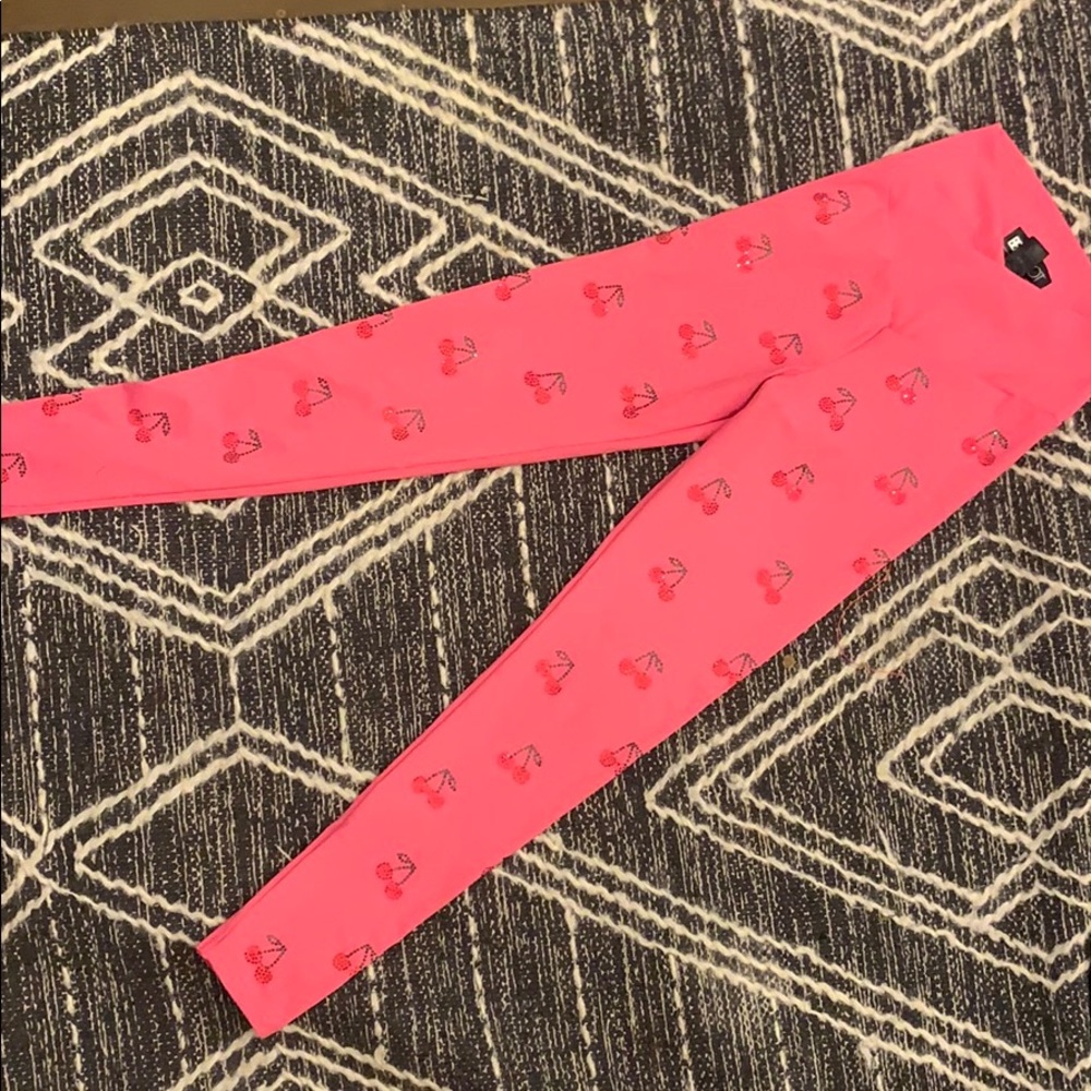 Beach riot VERY RARE cherry studded sport leggings